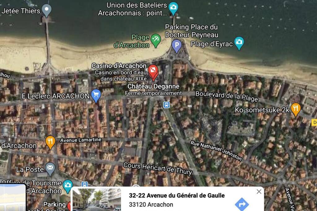 T2 Full Centre At 7 Min From The Beach Arcachon Dış mekan fotoğraf